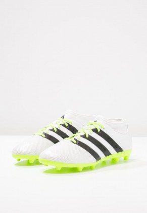 Adidas ACE 16.3 PRIMEMESH FG/AG Botas de fútbol con tacos blanco/negero/amarillo_001